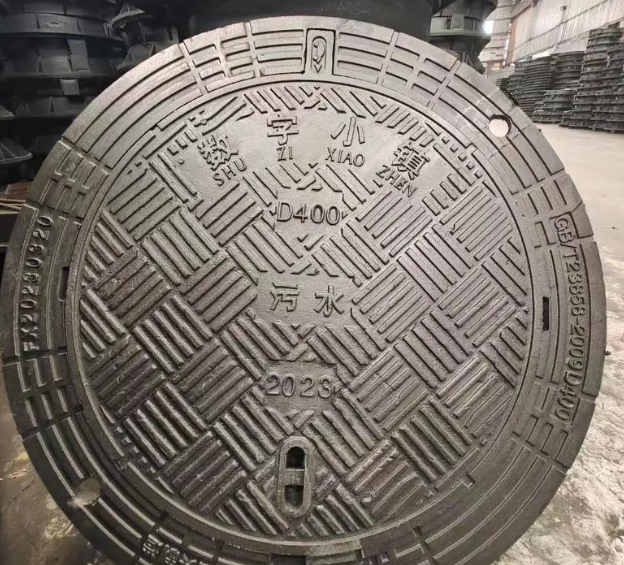 富宁球墨铸铁防沉降井盖展示